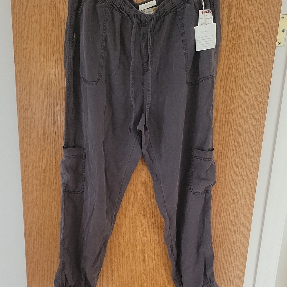 C&C California Charcoal Ankle Cargo Pants